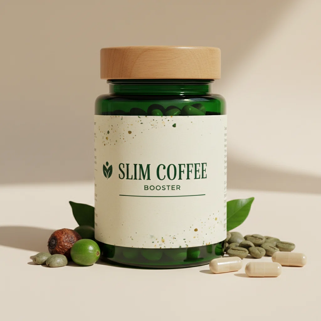 Slim Coffee Booster supplement box - 30-day supply, plant-based metabolism support